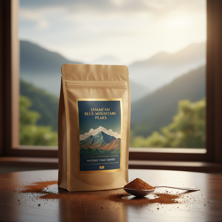 Jamaican Blue Mountain Peaks Powdered Coffee