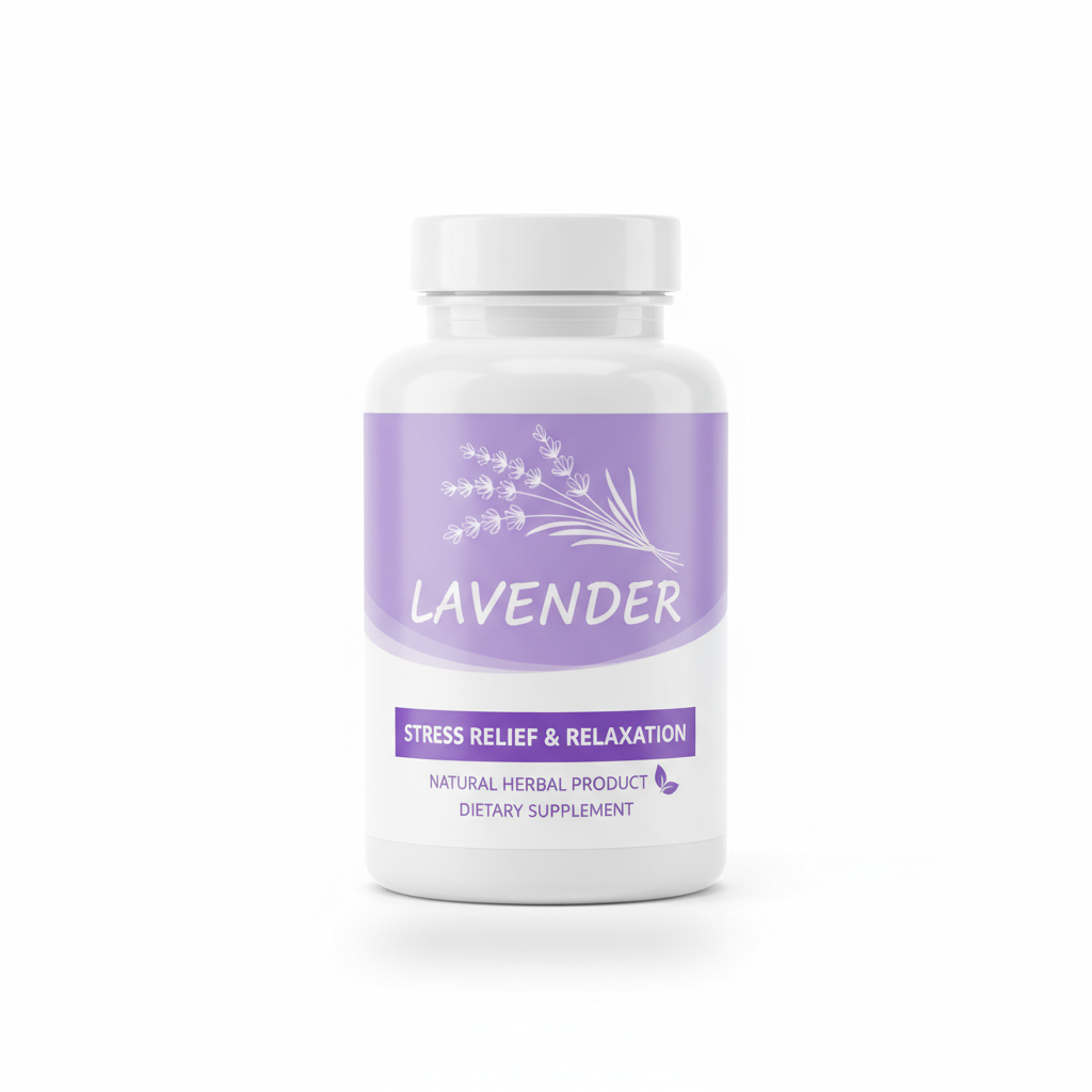 Lavender Herbal Stress Relief Capsules