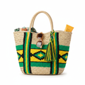 Jamaican Island Straw Handbag