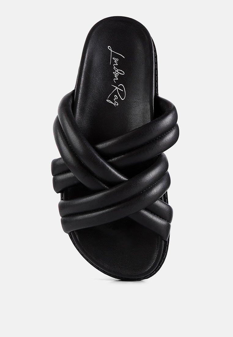 Tora Quilted Strap Slider Flats-3