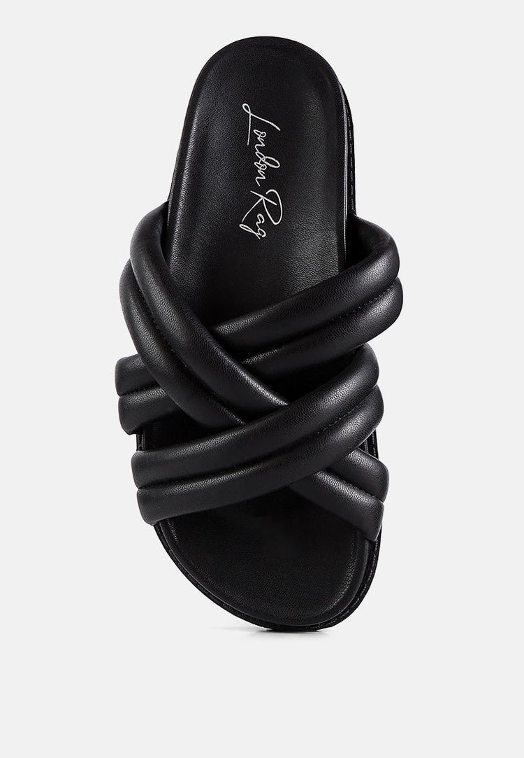 Tora Quilted Strap Slider Flats-3