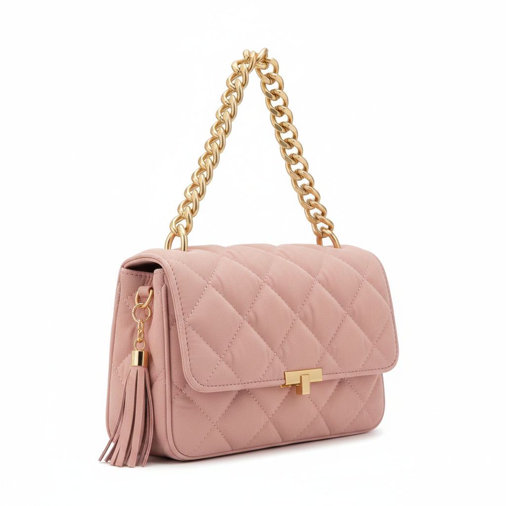 Women's Blush Pink Shoulder Bag
